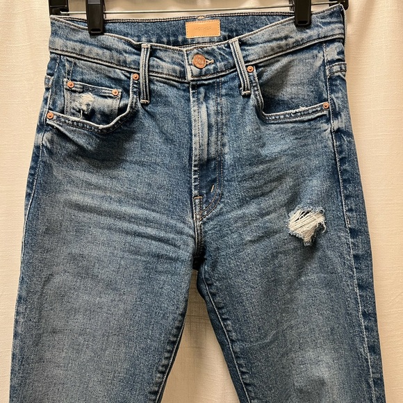 Mother The Insider Ankle Jeans, 26, Bloom and Doom - Picture 6 of 12